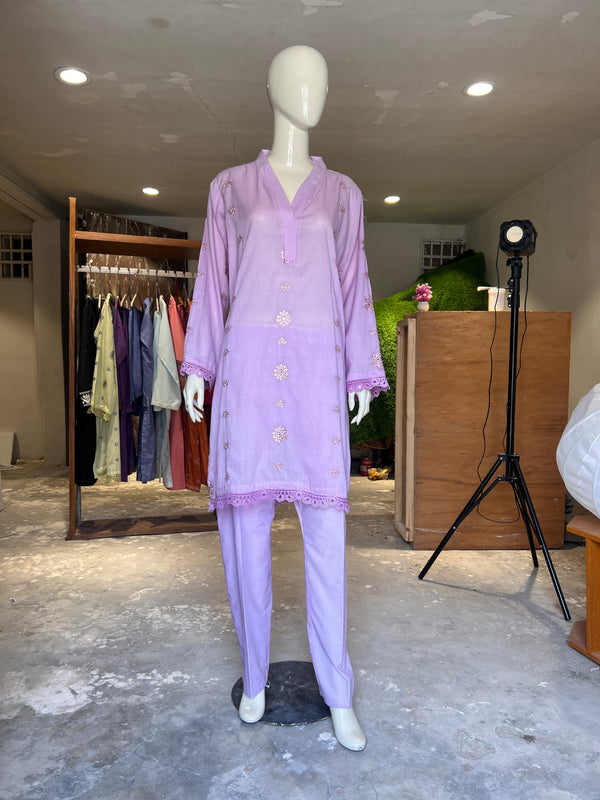 ZARA SHAHJAHAN EMBROIDERED 2PIECE