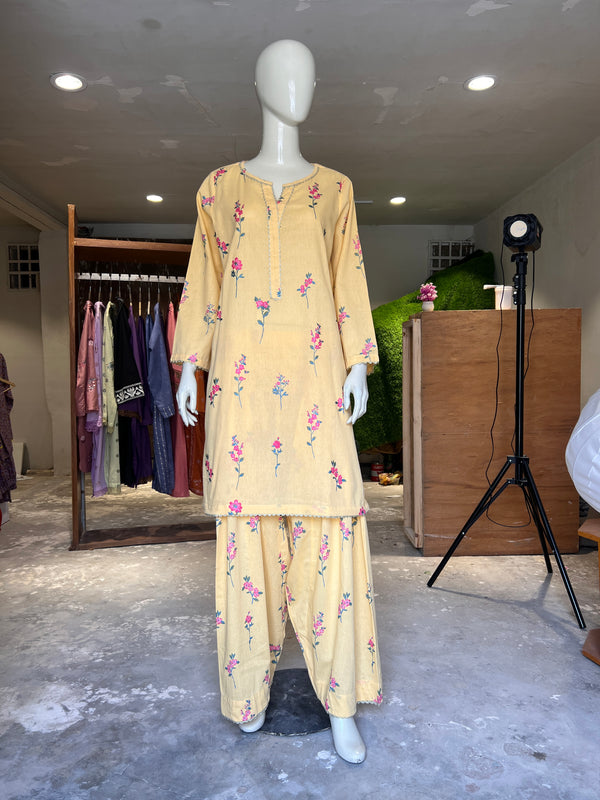 KHAADI STITCHED PRINTED 2PIECE