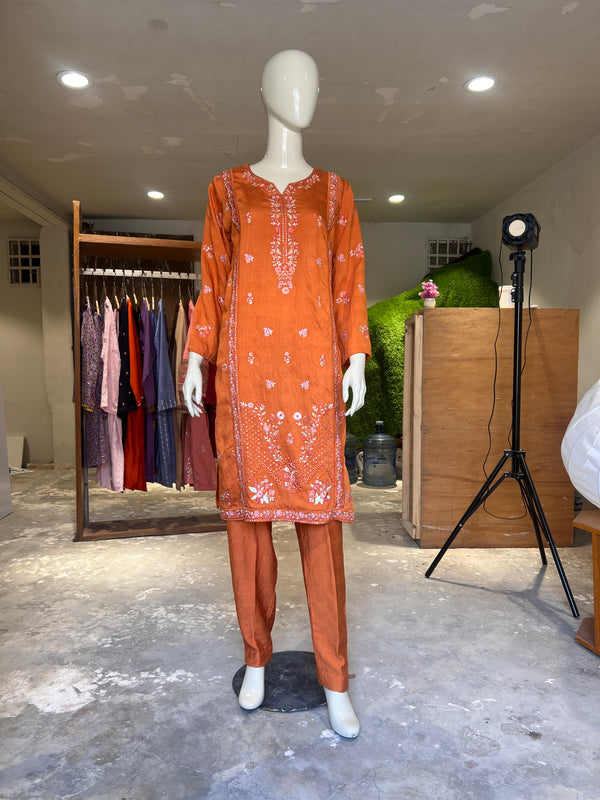 KHAADI STITCHED EMBROIDERED 2PIECE