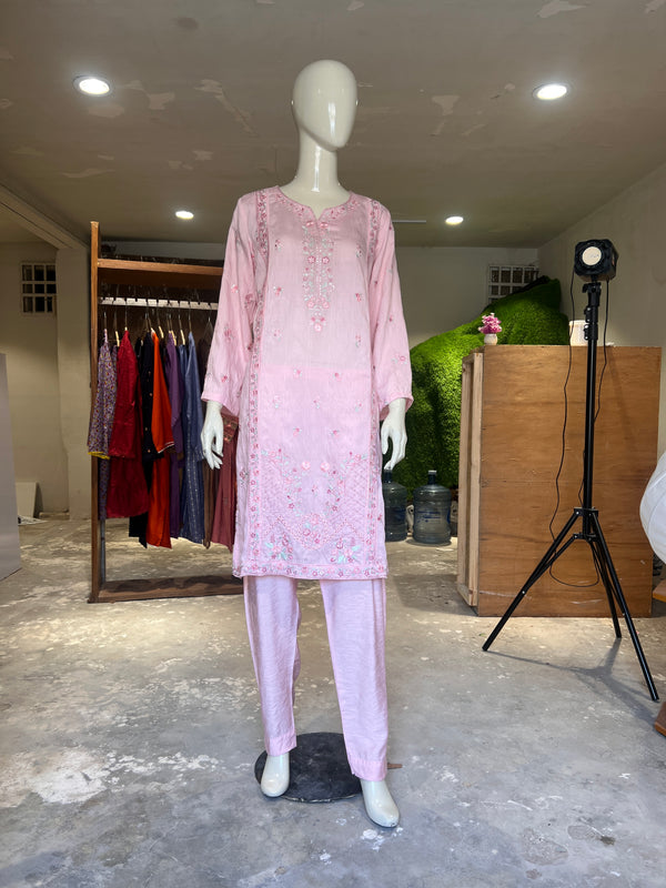 KHAADI STITCHED EMBROIDERED 2PIECE