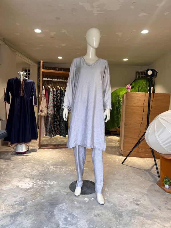 IMAGE STITCHED 2PIECE SHIRT & TROUSER