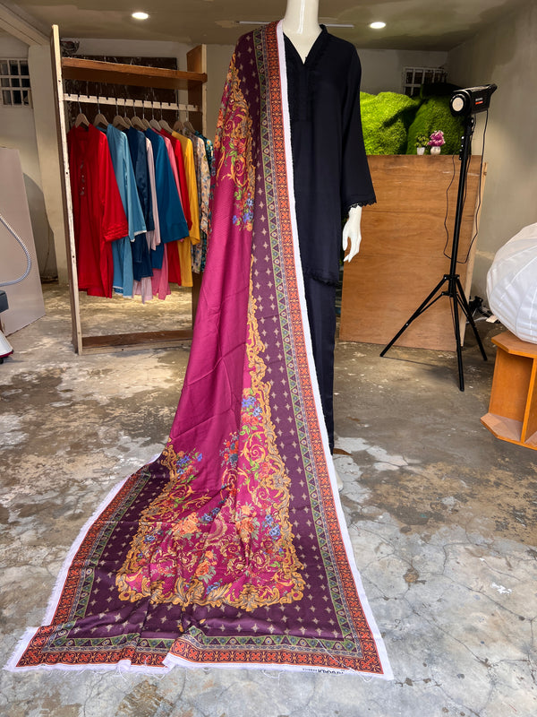 KHAADI WOOL SHAWLS
