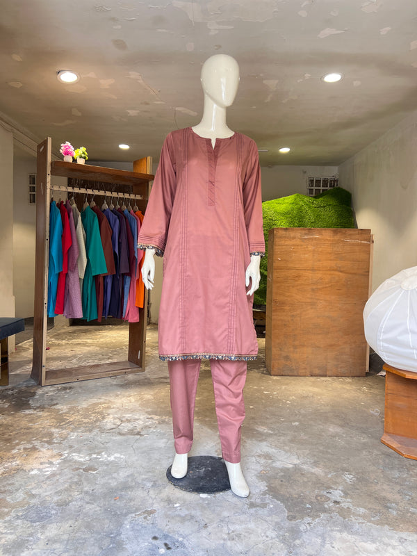SANASAFINAZ STITCHED SOLID 2PIECE