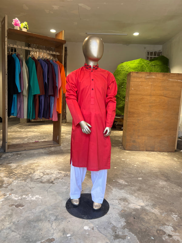 ZELLBURY EMBROIDERED STITCHED KIDS BOYS KURTA