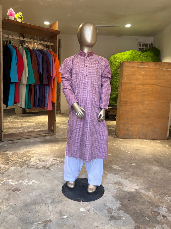 ZELLBURY EMBROIDERED STITCHED KIDS BOYS KURTA