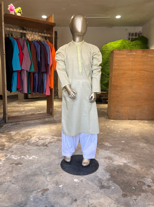 ZELLBURY PRINTED STITCHED KIDS BOYS KURTA