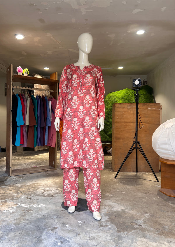 BINSAEED STITCHED PRINTED KHADDAR 2PIECE