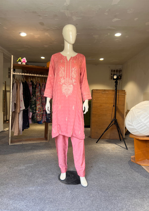 KHAADI STITCHED EMBROIDERED 2PIECE