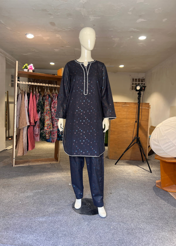 KHAADI STITCHED EMBROIDERED 2PIECE