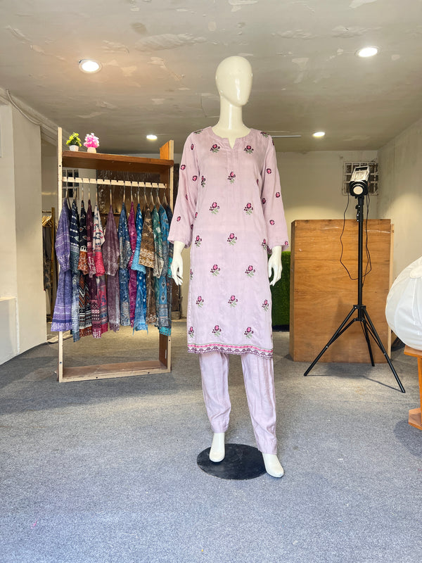KHAADI STITCHED EMBROIDERED 2PIECE