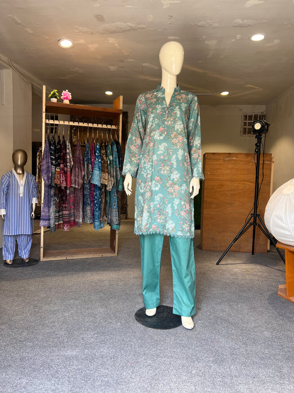 KHAADI STITCHED PRINTED 2PIECE