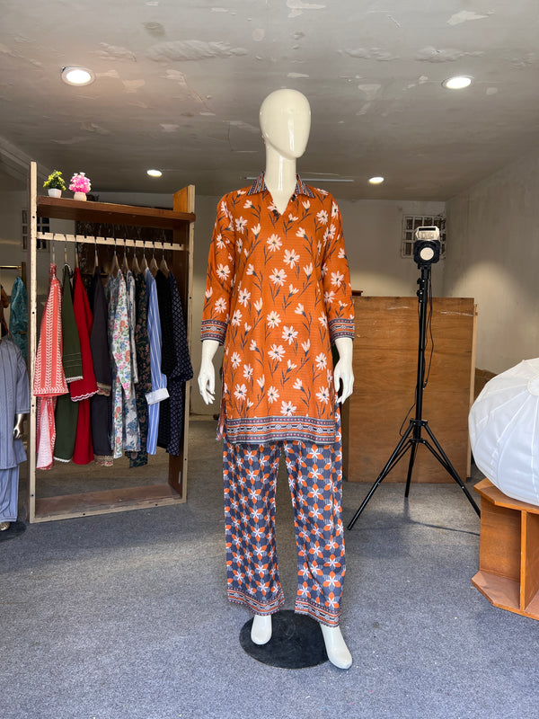 ZAHRA STITCHED PRINTED 2PIECE