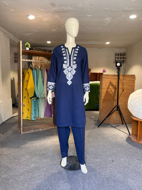 KHAADI STITCHED EMBROIDERED 2PIECE