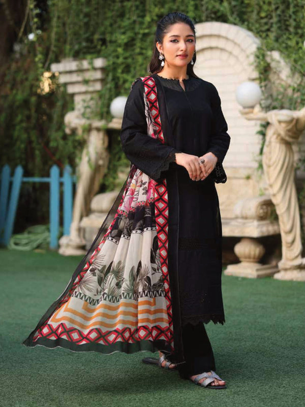 SHAZMINA BY JOHRA 3PC CHIKANKARI