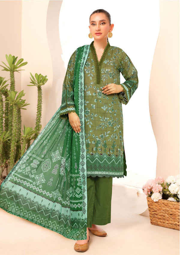 ISAM BY JOHRA 3PC PRINTED LAWN