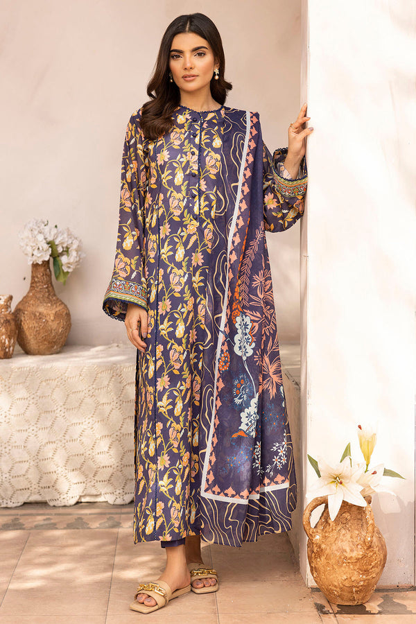 MOTIFZ RANG UNSTITCHED PRINTED 3PIECE LAWN