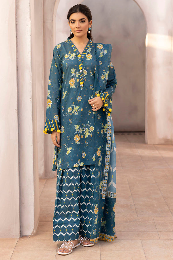 MOTIFZ RANG UNSTITCHED PRINTED 3PIECE LAWN