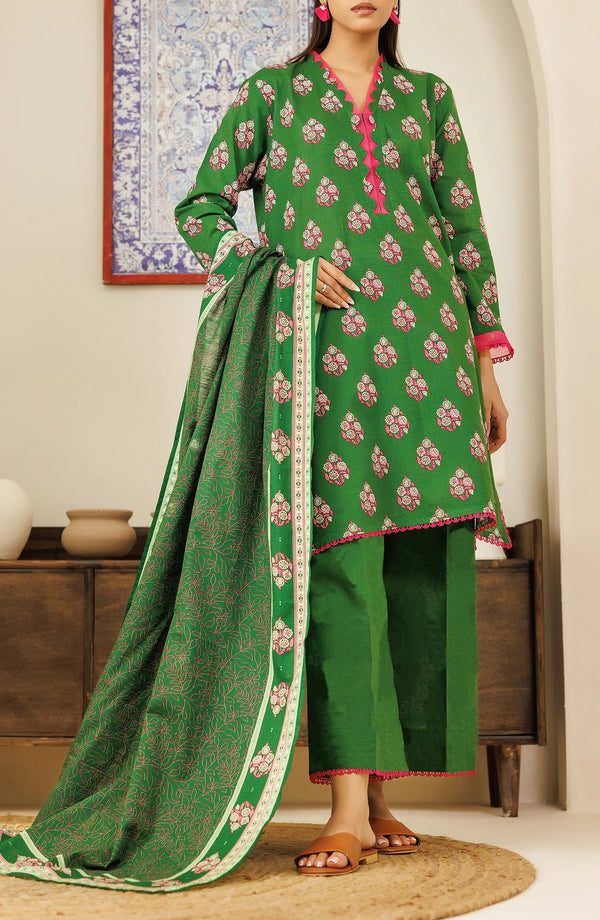 ORIENT UNSTITCHED PRINTED 3PIECE KHADDAR