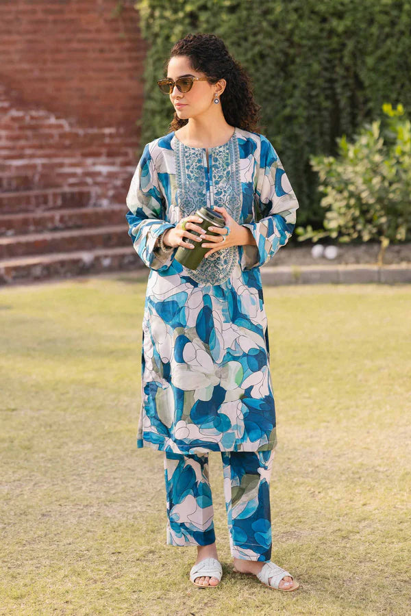 Nishat Stitched Printed Embroidered 2Piece CO-ORD SETS