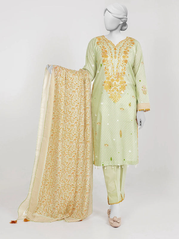 PANJNAD UNSTITCHED EMBROIDERED 3PIECE LAWN