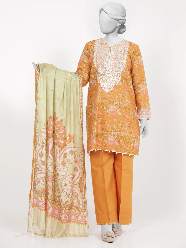 PANJNAD UNSTITCHED EMBROIDERED 3PIECE LAWN