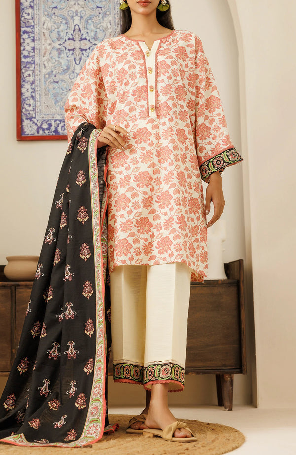 ORIENT UNSTITCHED PRINTED 3PIECE KHADDAR