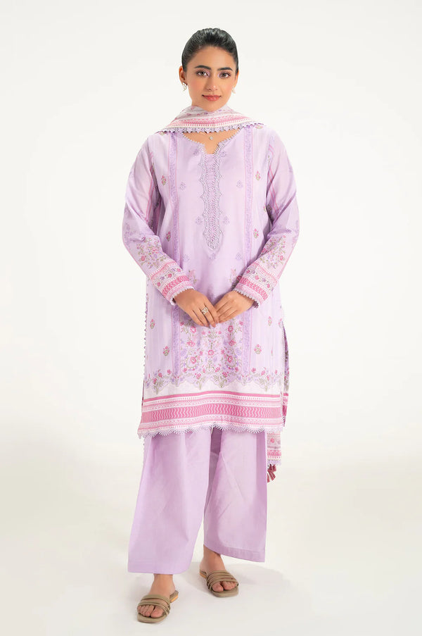 ZEEN UNSTITCHED PRINTED 3PIECE
