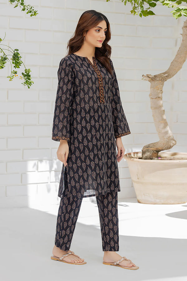ZELLBURY STITCHED PRINTED KHADDAR SHIRT & TROUSER