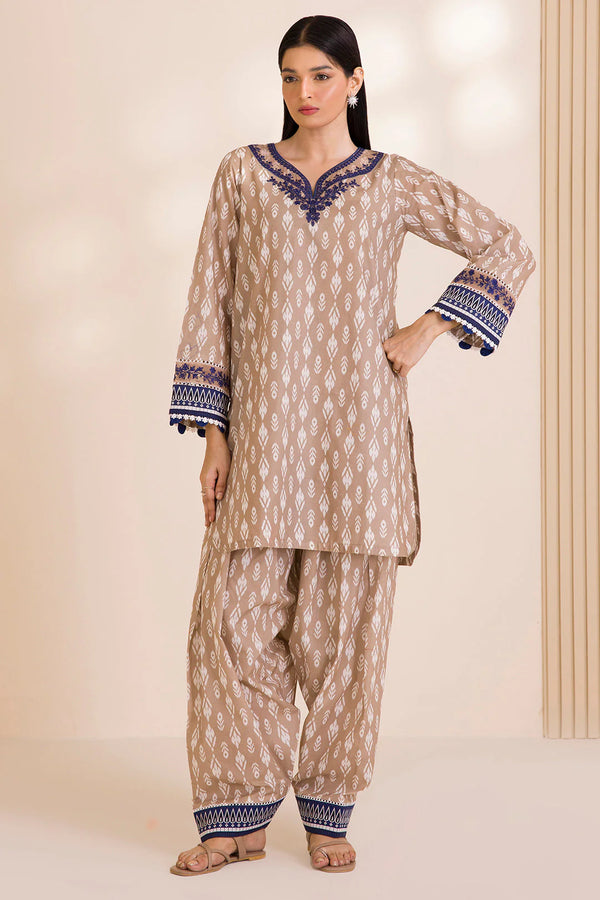 Zellbury - WUC25E20016- 2 Piece Embroidered Cotton