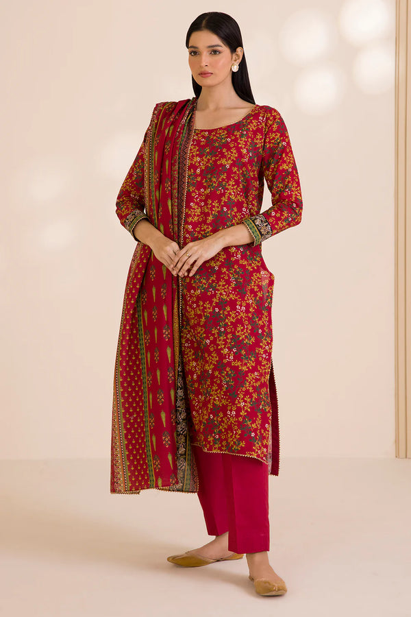 Zellbury - WUC25X30017- 3 Piece Printed Cotton