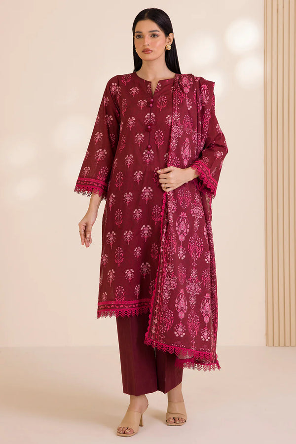 Zellbury - WUC25X30033- 3 Piece Printed Cotton