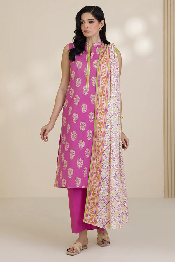 Zellbury - WUC25X30034- 3 Piece Printed Cotton