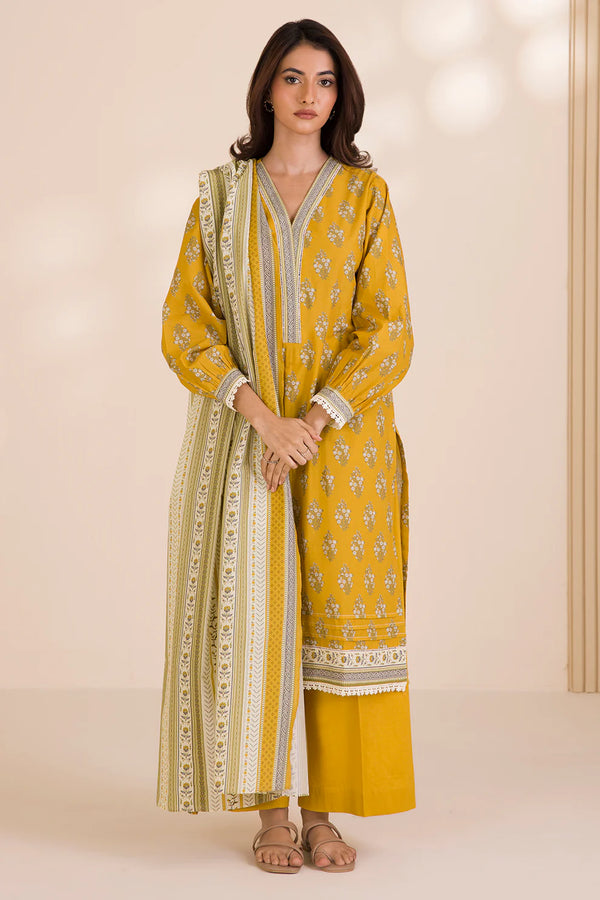Zellbury - WUC25X30037- 3 Piece Printed Cotton