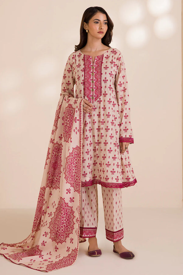 Zellbury - WUC25X30039- 3 Piece Printed Cotton