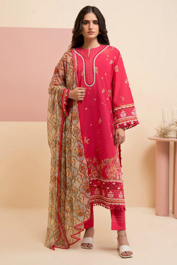 Zellbury - WUS25E30218- 3 Piece Embroidered Lawn