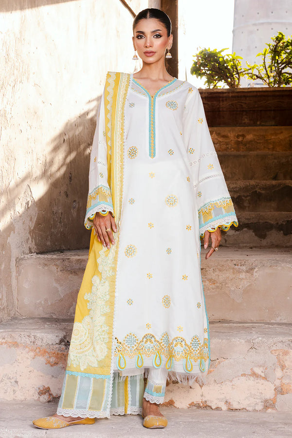 ZELLBURY 3PC CHIKANKARI