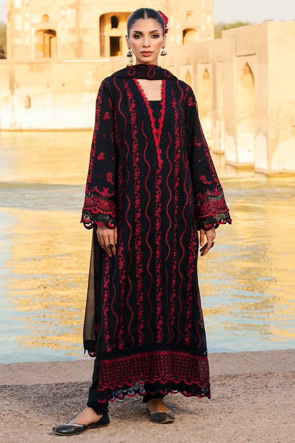 ZELLBURY 3PC CHIKANKARI