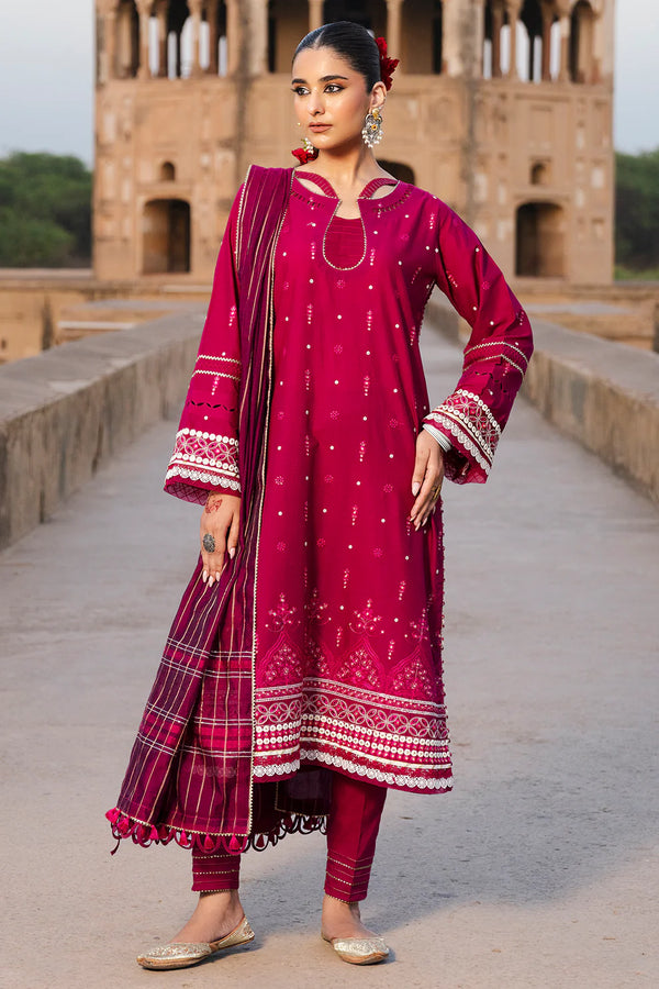 ZELLBURY 3PC CHIKANKARI