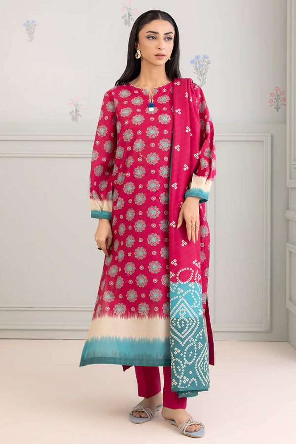 Zellbury - WUS25X30435- 3 Piece Printed Lawn
