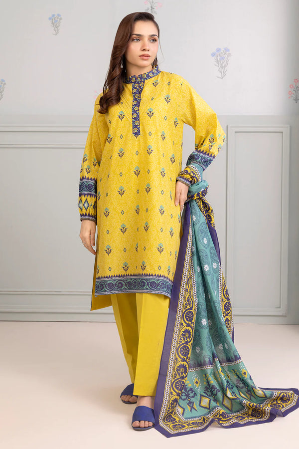 Zellbury - WUS25X30437- 3 Piece Printed Lawn
