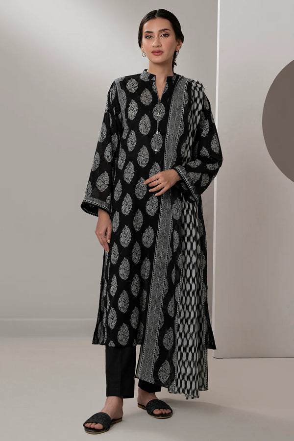 Zellbury - WUS25X30491- 3 Piece Printed Lawn