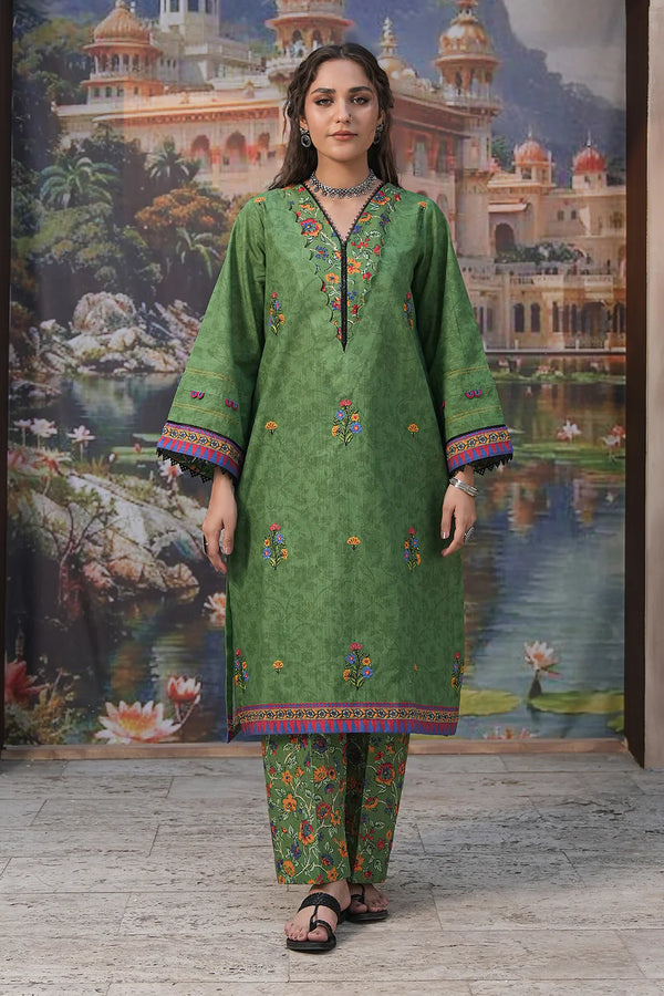 Zellbury - WUW24E20440 2Piece Embroidered Khaddar