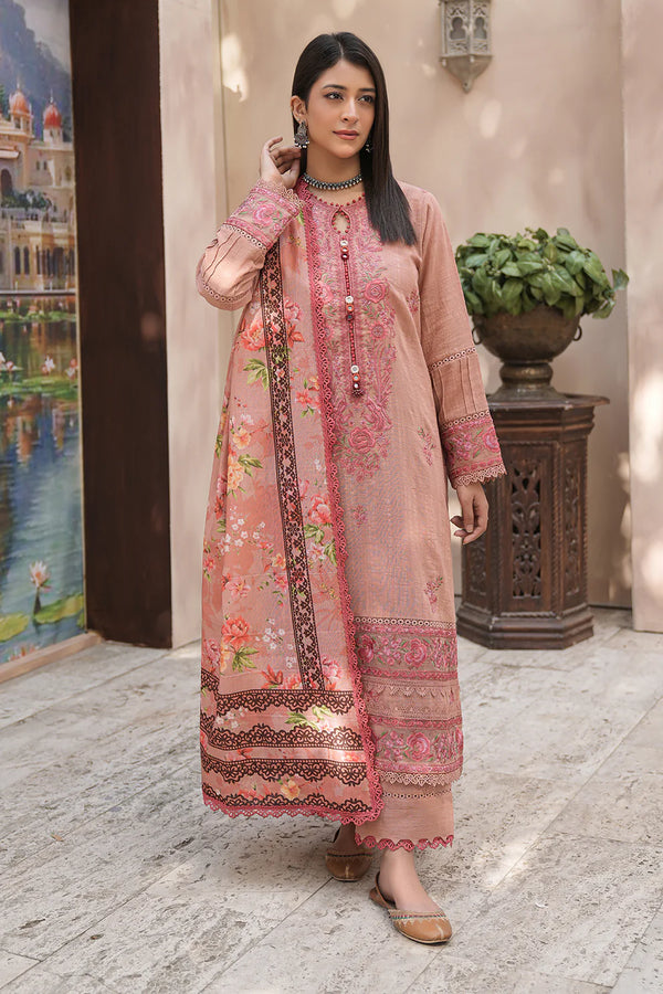 Zellbury - WUW24E30415 3Piece Embroidered Khaddar