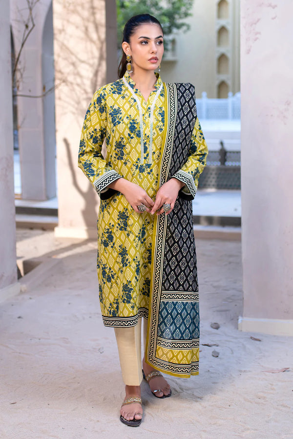 Zellbury - WUW24X20548 2 Piece Printed Khaddar