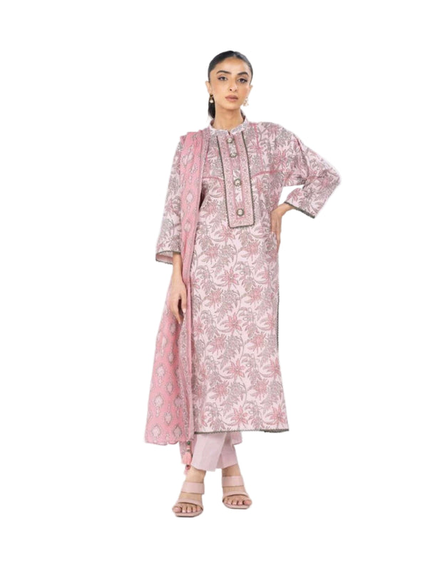 ALKARAM FASHION SERIES UNSTITCHED PRINTED 3PIECE LAWN