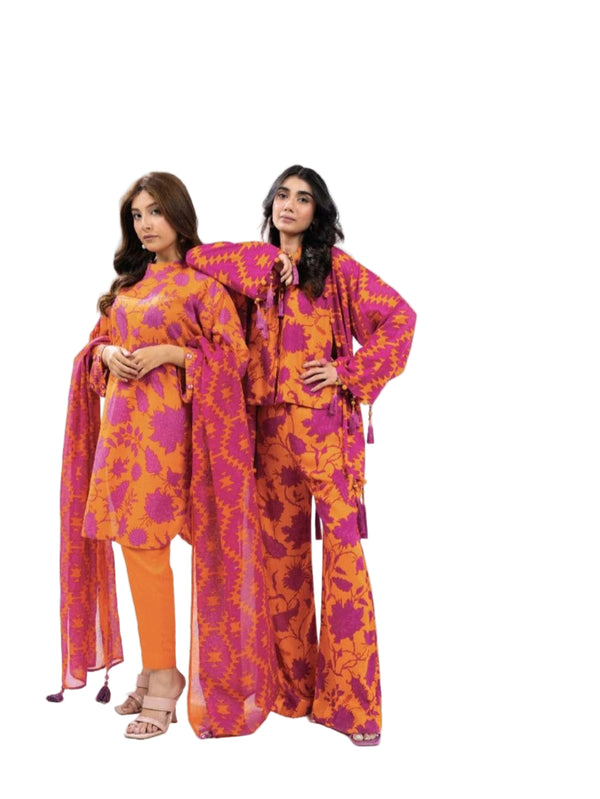 ALKARAM FASHION SERIES UNSTITCHED PRINTED 3PIECE LAWN