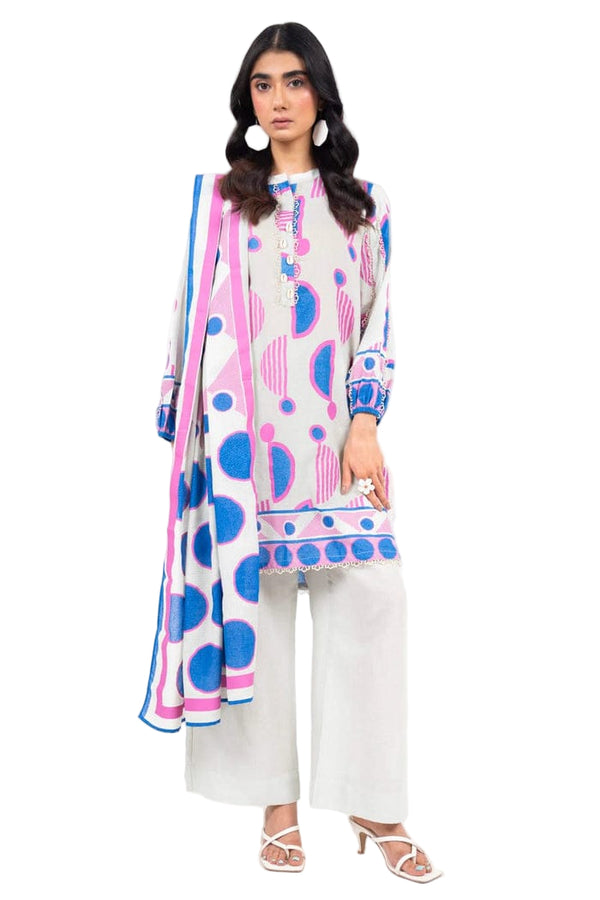 ALKARAM FASHION SERIES UNSTITCHED PRINTED 3PIECE LAWN