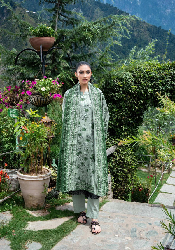 ZESH UNSTITCHED PRINTED 3PIECE KHADDAR