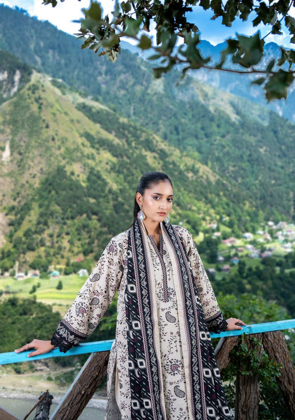 ZESH UNSTITCHED PRINTED 3PIECE KHADDAR