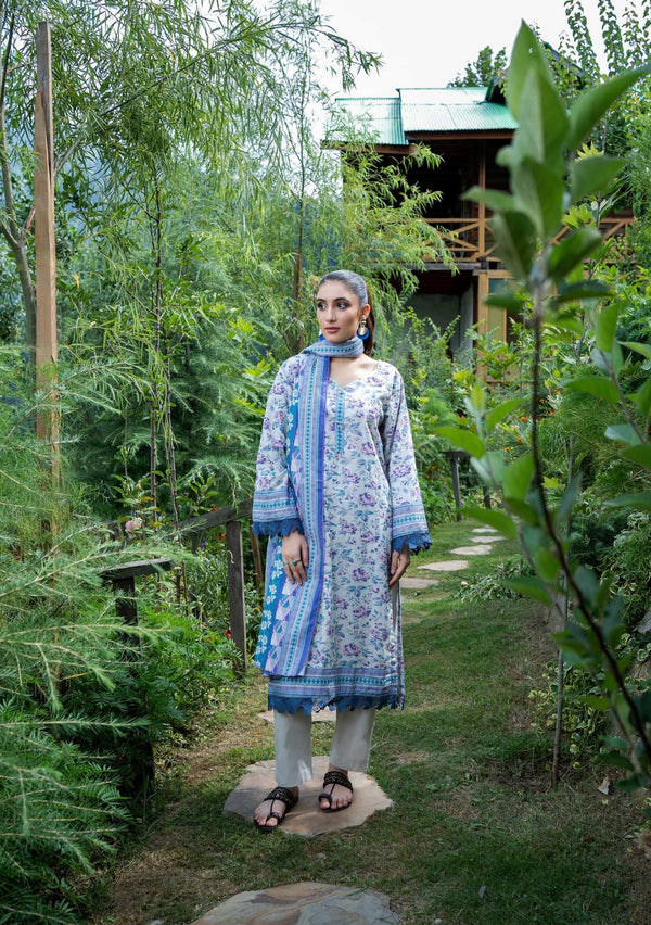 ZESH UNSTITCHED PRINTED 3PIECE KHADDAR